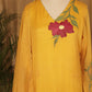 MUSTARD YELLOW PURE ORGANZA SUIT