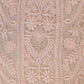 PEACH PURE MUL CHANDERI CHIKANKARI SUIT