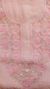 PINK CHANDERI CHIKANKARI SUIT