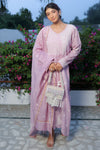 Orchid Bloom Mul Chanderi Chikankari Suit