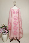 Powder Pink Mul Chanderi Festive Wear Suit