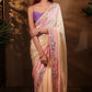 PEACH AND PINK PURE OPADA SILK SAREE