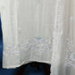 White Unstitched Chikankari Mul Chanderi Suit