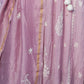 Orchid Bloom Mul Chanderi Chikankari Suit