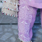 Lilac Mul Chanderi Chikankari Co-ord Set