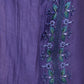 EGYPTIAN BLUE PURE CHANDERI MUL HAND EMBROIDERED SUIT