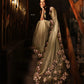 MINT GREEN HAND EMBROIDERED PURE TISSUE SAREE