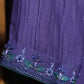 EGYPTIAN BLUE PURE CHANDERI MUL HAND EMBROIDERED SUIT