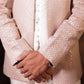 SELF WORKED BLAZER, SLEEVELESS SADARI AND PANT