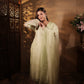 PISTA GREEN READY TO WEAR PURE ORGANZA SUIT