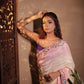 PEACH AND PINK PURE OPADA SILK SAREE
