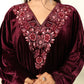 BURGUNDY KIMONO CORD SET