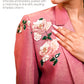 CORAL PINK BLAZER-BUSTIER-ALINE SKIRT